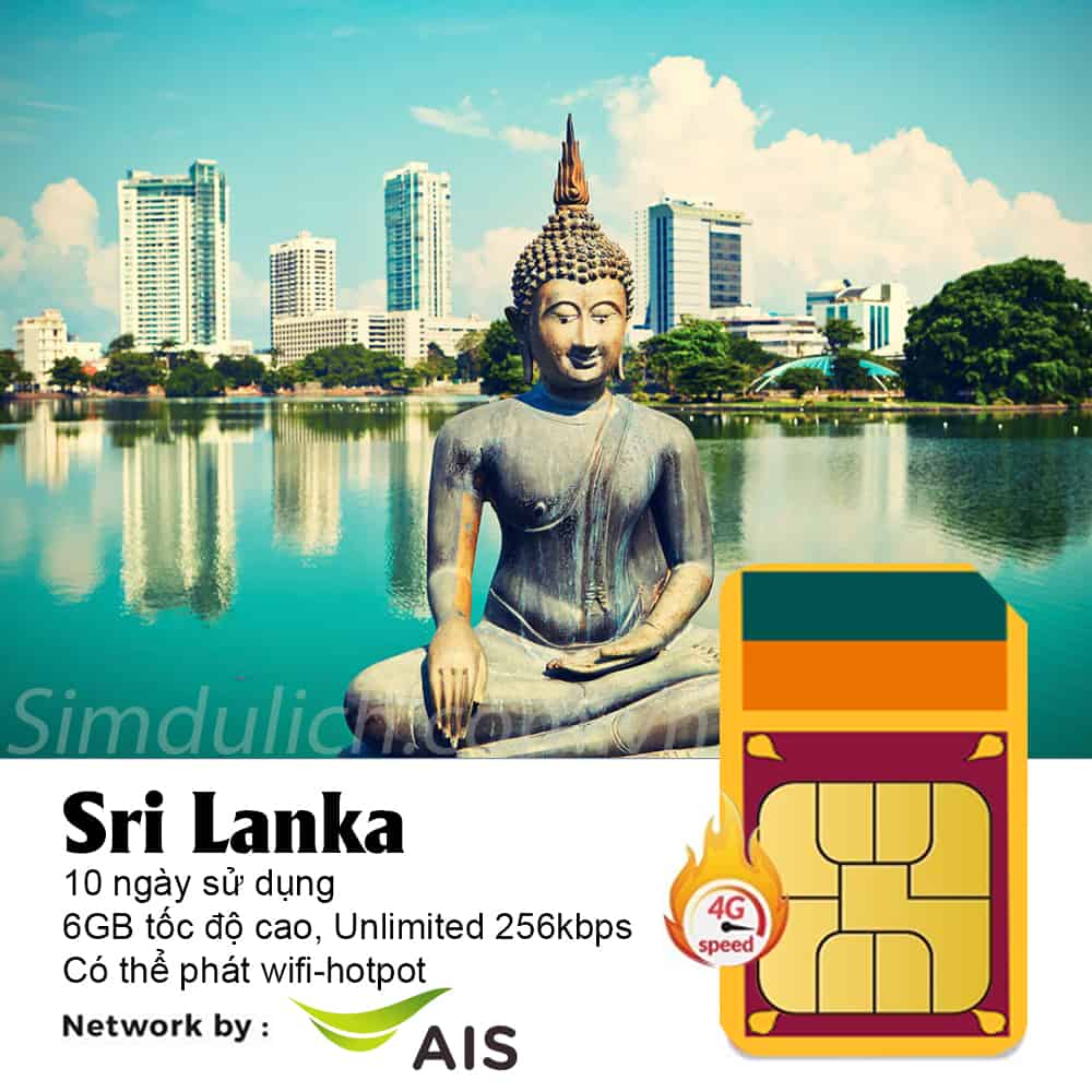 Sim du lịch Sri Lanka