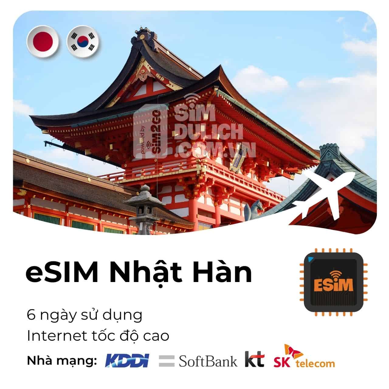 esim-nhat-ban-han-quoc-6-ngay